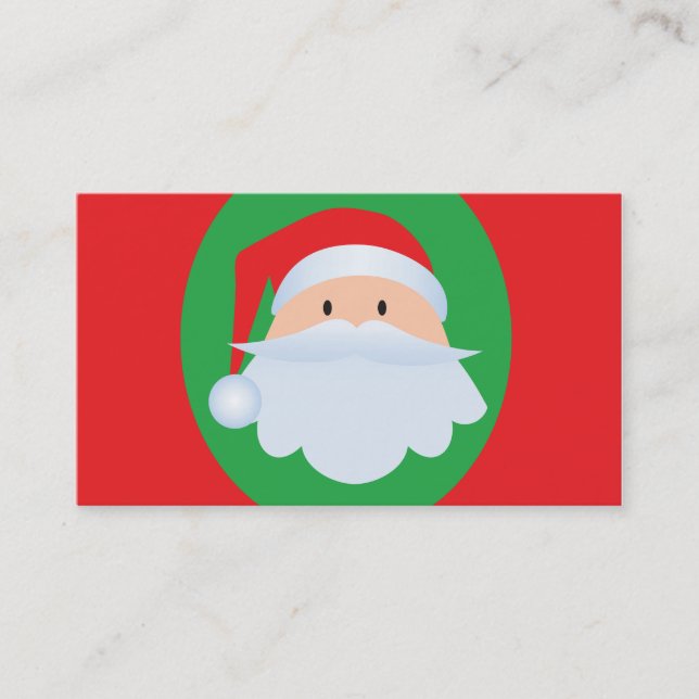 Santa Business Cards Visitenkarte (Vorderseite)