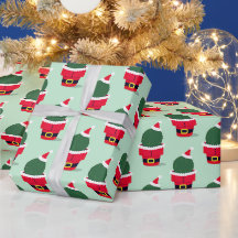 Santa Cactus Holiday Weihnachten
