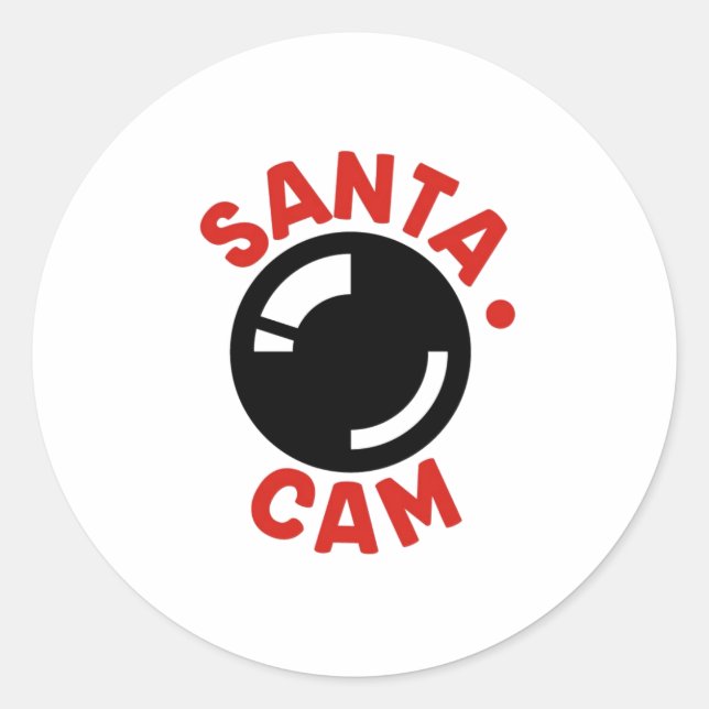 Santa Cam Stickers (Vorderseite)