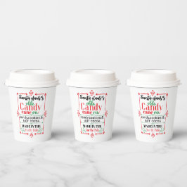 Santa Candy & Cocoa Shop Weihnachten Pappbecher