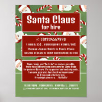 Santa Candy, Santa Claus Entertainer Werbung
