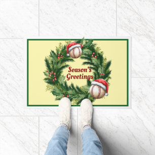 Santa Cap Baseball individuell anpassbar Fußmatte