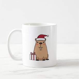 Santa Capybara Kaffeetasse