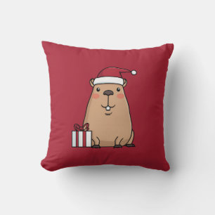 Santa Capybara Kissen