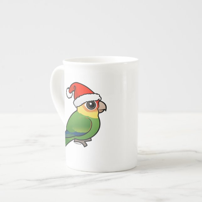 Santa Carolina Parakeet Prozellantasse (Vorderseite Links)