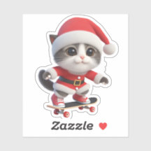 Santa Cat kommt in die Stadt