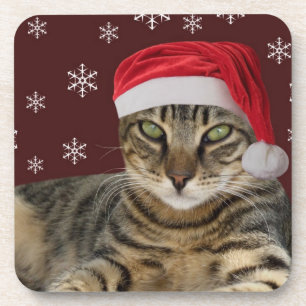 Santa Cat Untersetzer