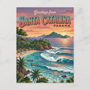 Santa Catalina Panama Postkarte