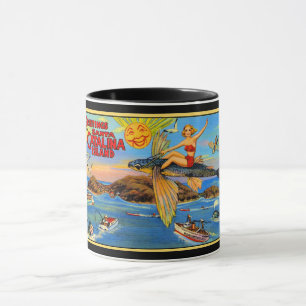 Santa Catalina Tasse Postcard Kaffee