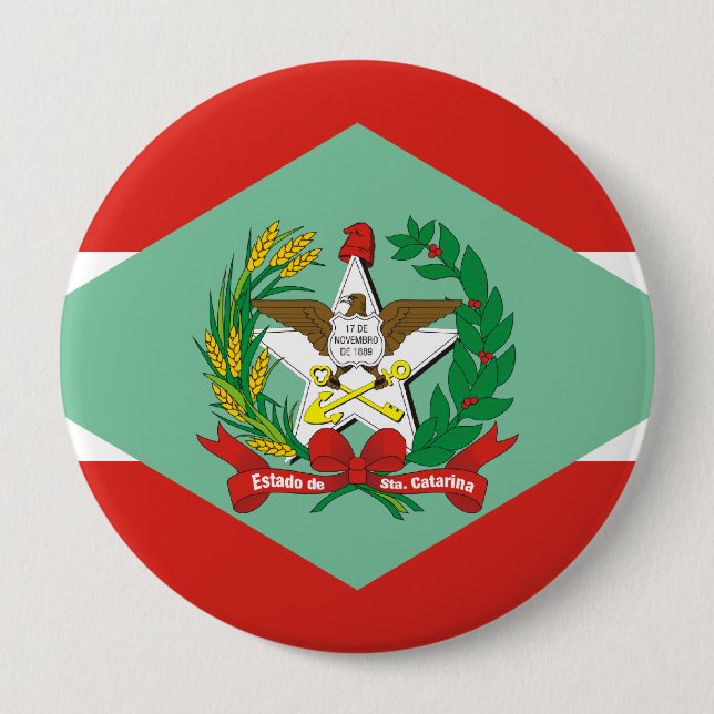 Santa Catarina, Brasilien Button (Vorderseite)