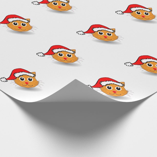 Santa Cats Geschenkpapier (Ecke)