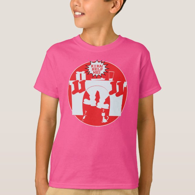 Santa Caught für Kira T-Shirt (Vorderseite)