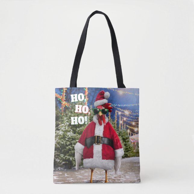 Santa Chicken Tasche (Vorderseite)