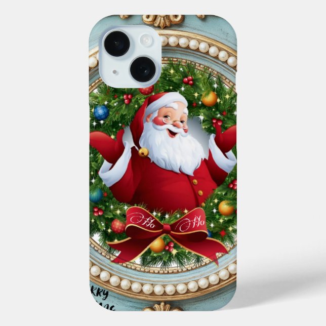 Santa Christmas  Case-Mate iPhone Hülle (Rückseite)