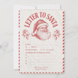 🎅 santa christmas in u einladung
