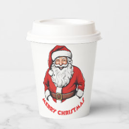 Santa Christmas Pappbecher