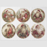 Santa Christmas Rounds Seidenpapier<br><div class="desc">Santa Christmas Rounds</div>