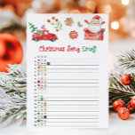 Santa Christmas Song Emoji Game Feiertagskarte<br><div class="desc">Test your carol knowledge with our Christmas Song Emoji Game Printable! A joyful and lighthearted way to celebrate the holidays.
76SE A</div>