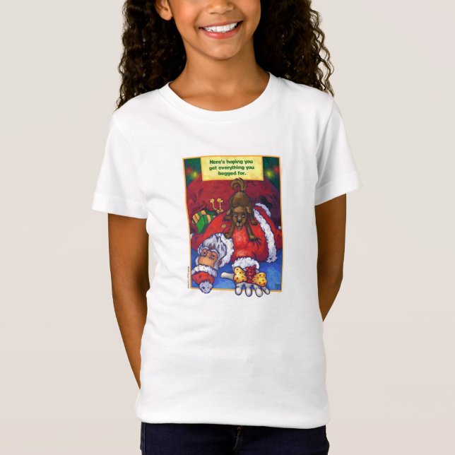 Santa Christmas Wish T-Shirt (Vorderseite)