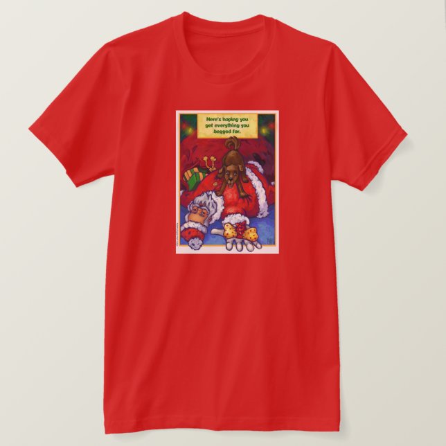 Santa Christmas Wish T-Shirt (Design vorne)