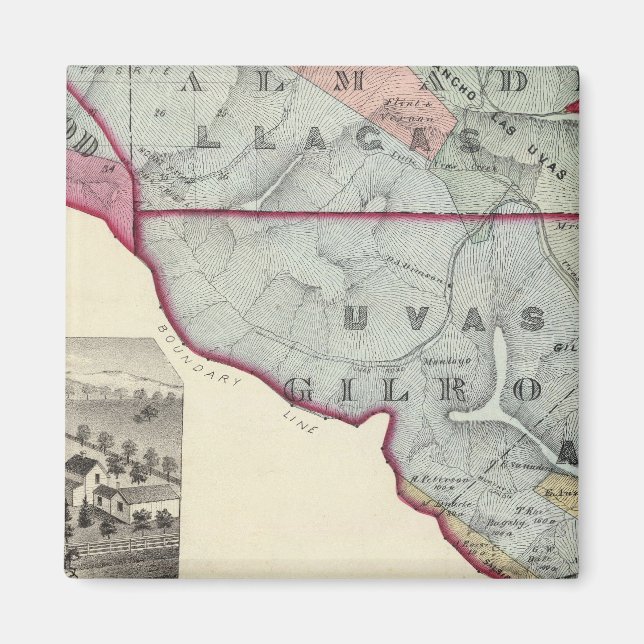 Santa Clara Co 10 Magnet (Vorne)