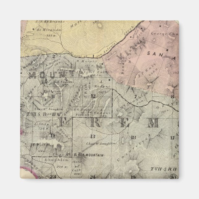 Santa Clara Co 4 Magnet (Vorne)