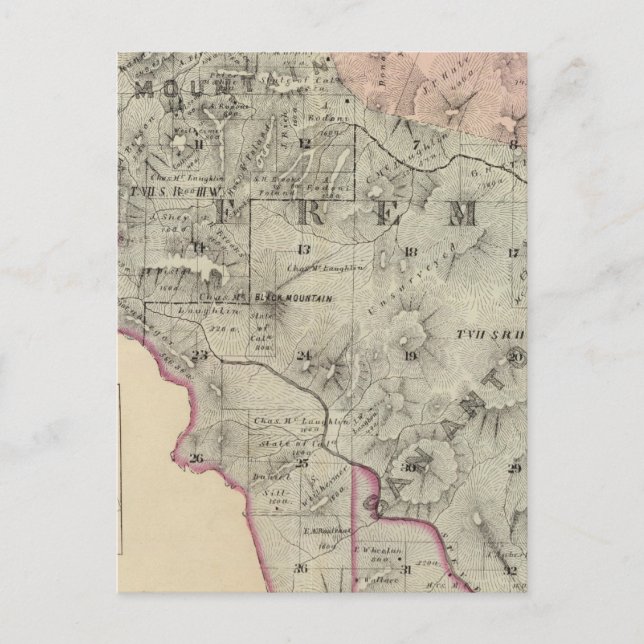 Santa Clara Co 4 Postkarte (Vorderseite)