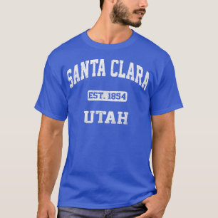 Santa Clara Utah UT Vintager Staat Athletic Art T T-Shirt