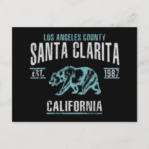 Santa Clarita Postkarte