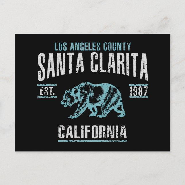 Santa Clarita Postkarte (Vorderseite)