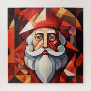 Santa Claus Abstrakte Kunst