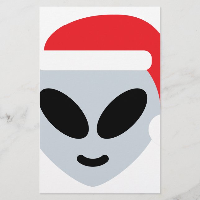 santa claus Alien emoji (Vorderseite)