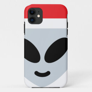 santa claus Alien emoji iPhone 11 Hülle