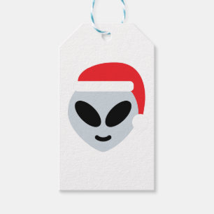 santa claus Alien emoji Geschenkanhänger