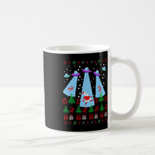Santa Claus Alien Invasion Xmas Space Ufo Ugly Chr Kaffeetasse