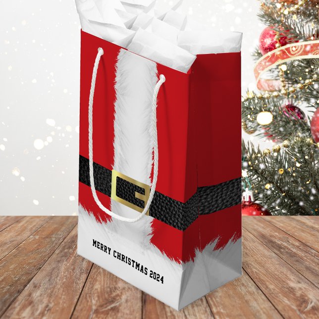 Santa Claus Anzug Jacket Frohe Weihnachten Kleine Geschenktüte (Von Creator hochgeladen)