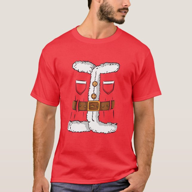 Santa Claus Anzug T-Shirt (Vorderseite)