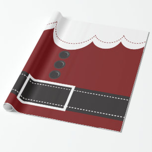 Santa Claus Anzug Weihnachtssaison Design Geschenkpapier