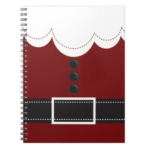 Santa Claus Anzug Weihnachtssaison Design Notizblock