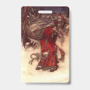 Santa Claus Arthur Rackham  Ausweis