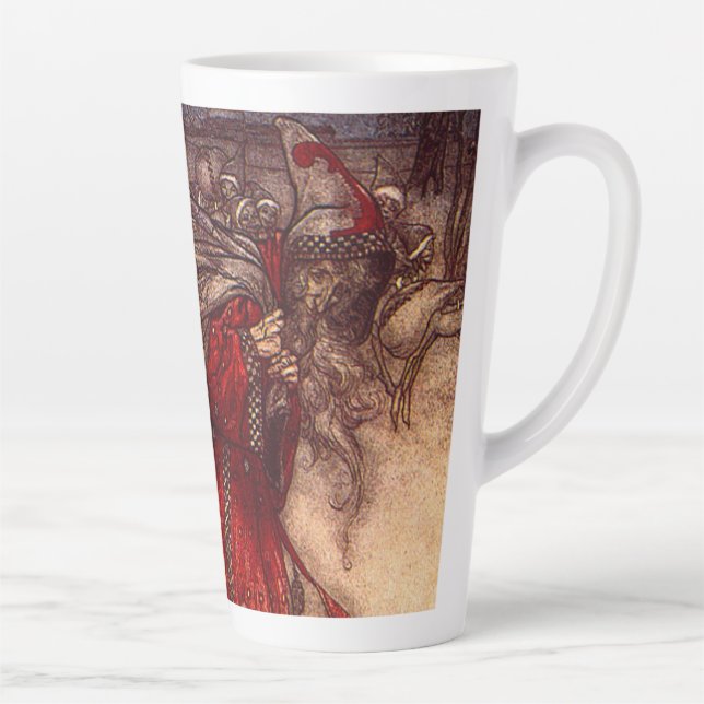 Santa Claus Arthur Rackham Milchtasse (Rechts)