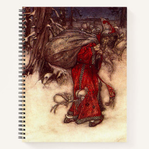 Santa Claus Arthur Rackham Notizbuch