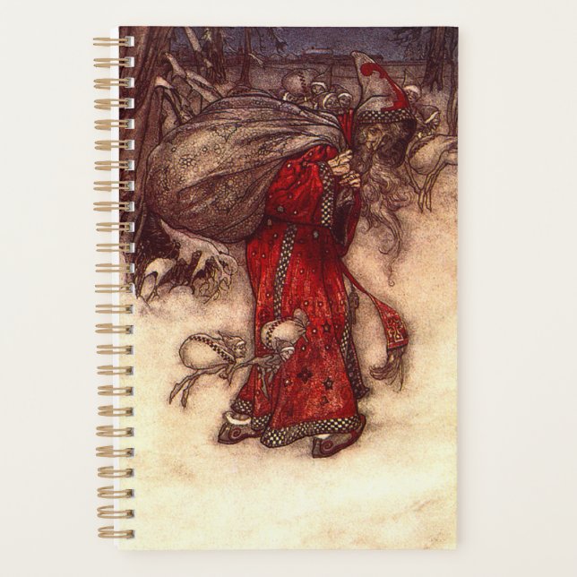 Santa Claus Arthur Rackham Planer (Vorderseite)