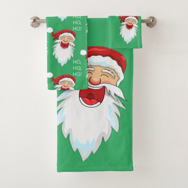 Santa Claus Badetuch Set (Insitu)