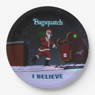 Santa Claus - Bagsquatch Pappteller