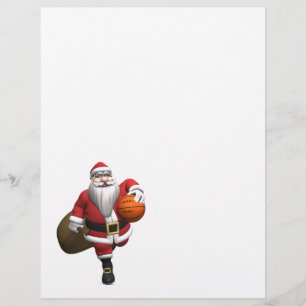 Santa Claus Basketball-Spieler