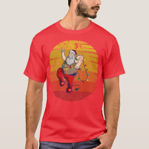 Santa Claus Beer Fairy Lights 1 T-Shirt