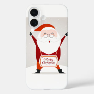 Santa Claus Begrüßung iPhone 16 Hülle