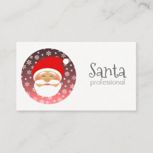 Santa Claus Beruflich Visitenkarte