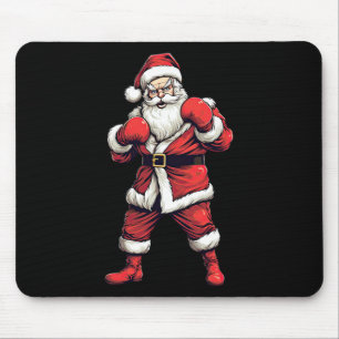 Santa Claus Boxer Boxen Kickboxen Weihnachten Xmas Mousepad